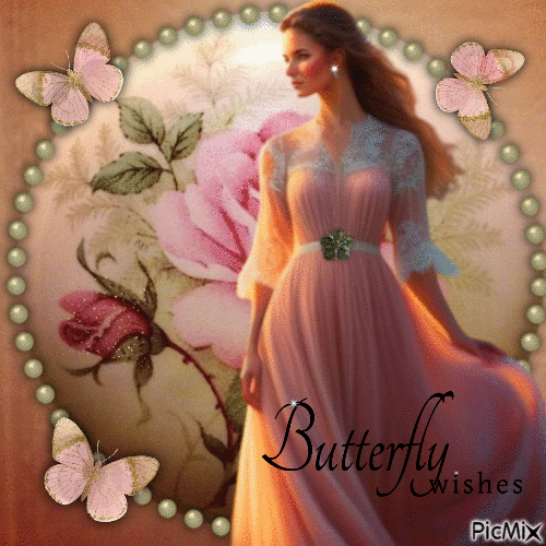 Butterfly Wishes - GIF animate gratis