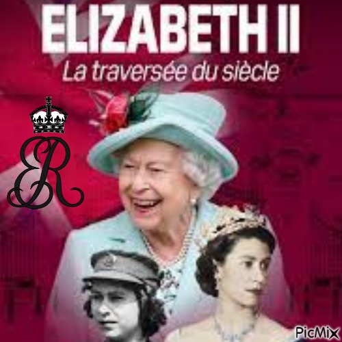 Hommage à la reine Elisabeth - png ฟรี