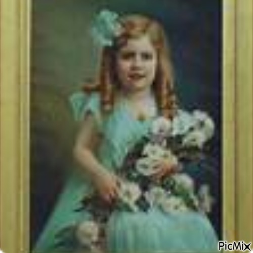child portrait vintage - png gratis