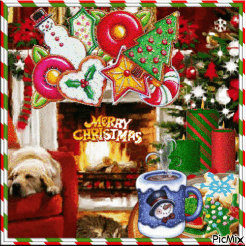 Christmas Card - Darmowy animowany GIF
