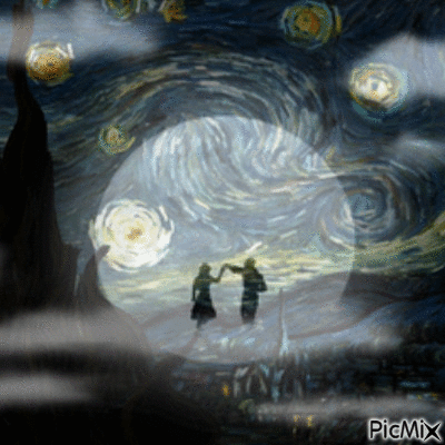 starry night dream - Ingyenes animált GIF