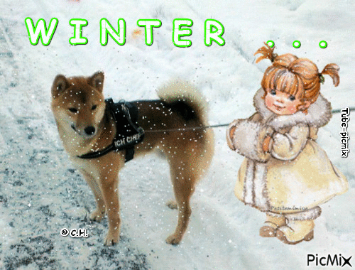 Winter - GIF animé gratuit