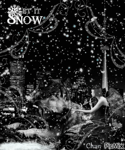 Let it snow - Ilmainen animoitu GIF