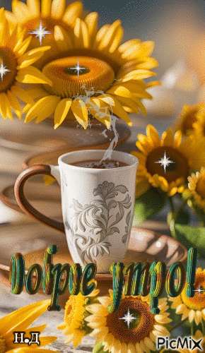 доброе утро - Безплатен анимиран GIF