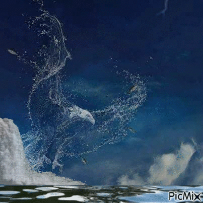 spirit eagle - Gratis animerad GIF