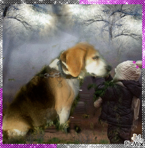 Hommage à Tomy "Mon Beagle" - GIF animé gratuit
