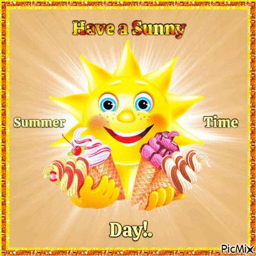 Have a sunny day! - Gratis geanimeerde GIF