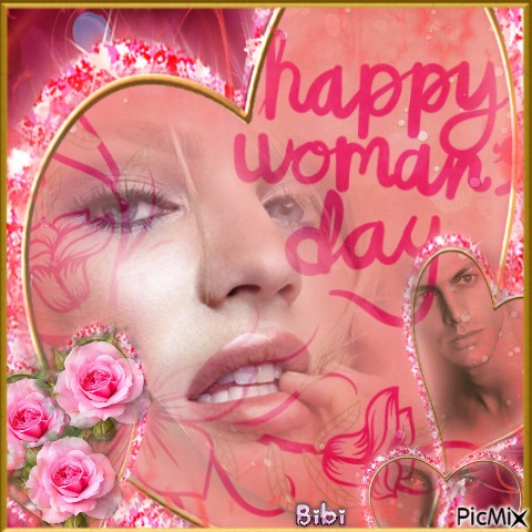 Happy Woman Day - безплатен png