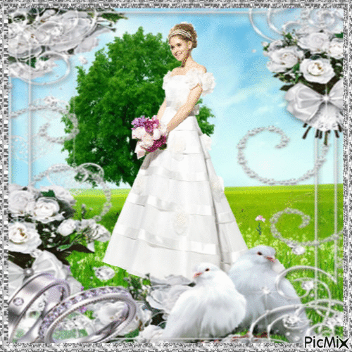 Beautiful Bride - GIF animé gratuit