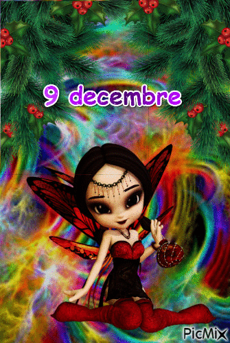 9 decembre - Бесплатный анимированный гифка