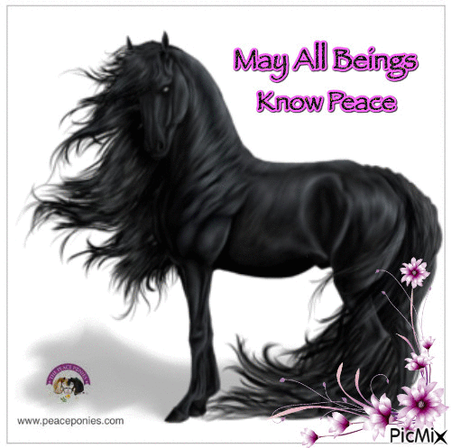 May All Beings know Peace - GIF animate gratis