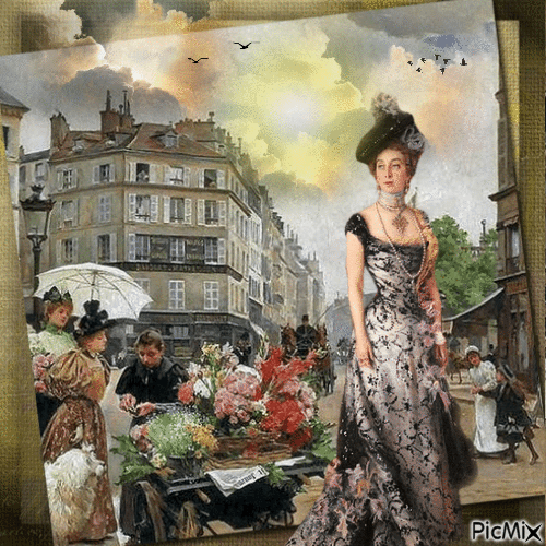 Viktorianische Frau - Δωρεάν κινούμενο GIF