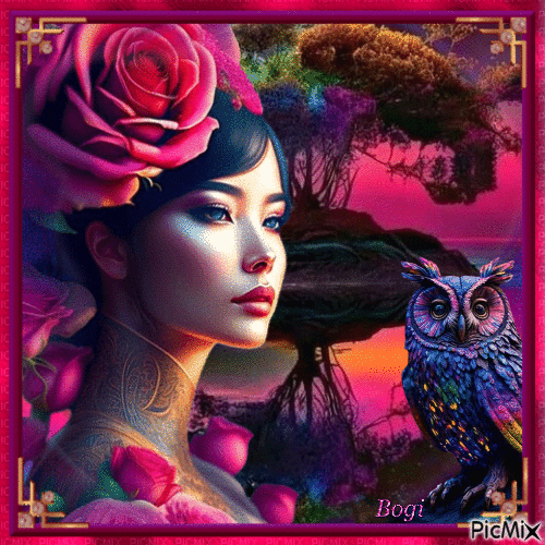 Oriental fantasy... - GIF animé gratuit