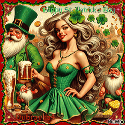 Feliz Dia de  ST. Patrick! - Besplatni animirani GIF