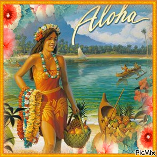 ALOHA HAWAII - png gratis