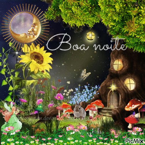 Fairy Boa Noite - GIF เคลื่อนไหวฟรี
