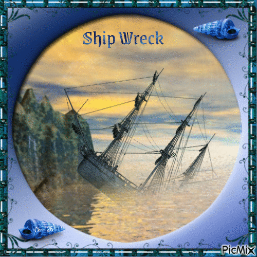 Ship Wreck - GIF animé gratuit