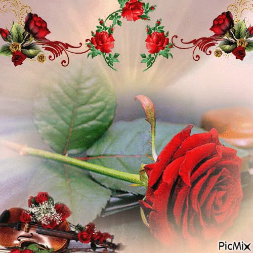 Roses Rouges - Gratis geanimeerde GIF