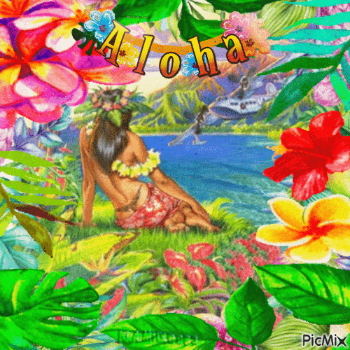 Tahiti - Nemokamas animacinis gif