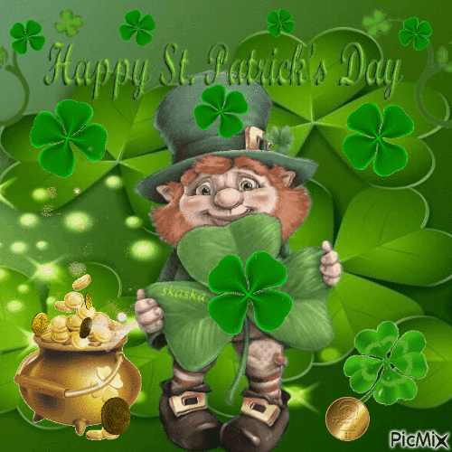 Happy St. Partrick's Day... - Gratis animeret GIF