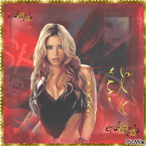 Shakira - GIF animado gratis