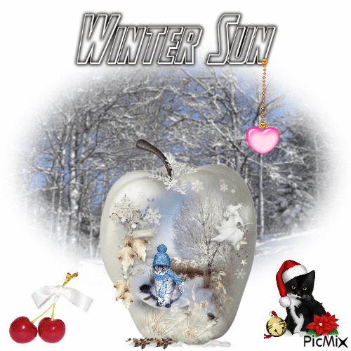 Winter Sun - Bezmaksas animēts GIF