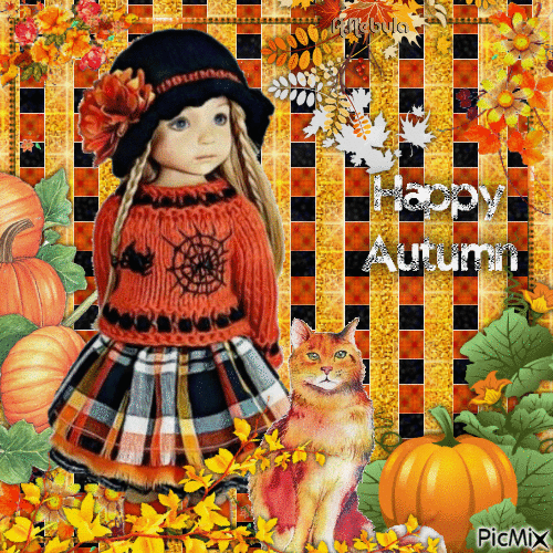 Happy Autumn - Gratis animerad GIF
