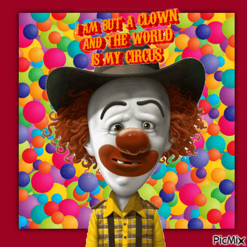 Le Clown - Animovaný GIF zadarmo
