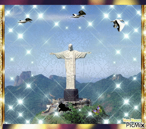 Cristo Redentor - Безплатен анимиран GIF