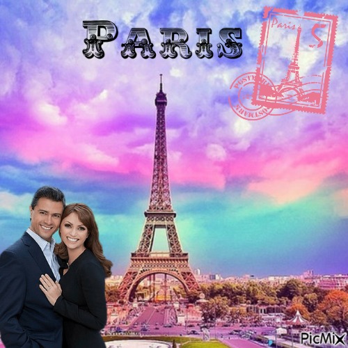 Paris Couple - bezmaksas png