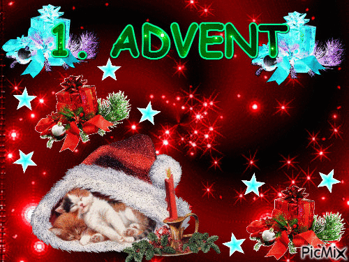 1. Advent - Darmowy animowany GIF