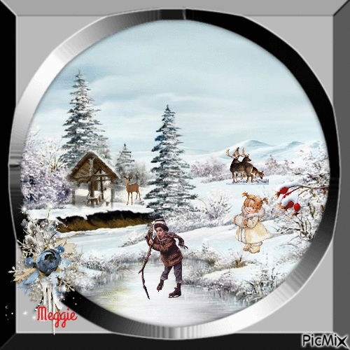 beautiful winter day - Бесплатни анимирани ГИФ