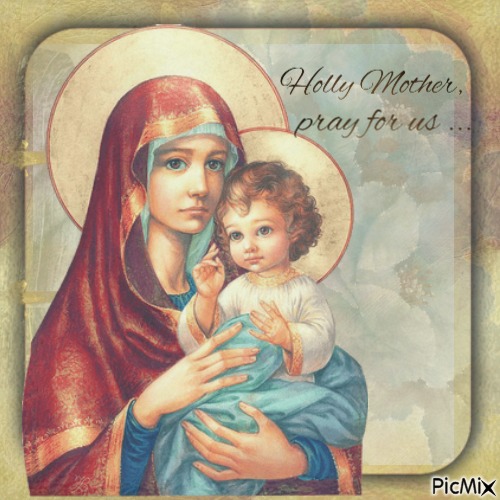 Holy Mother, pray for us ... - png ฟรี