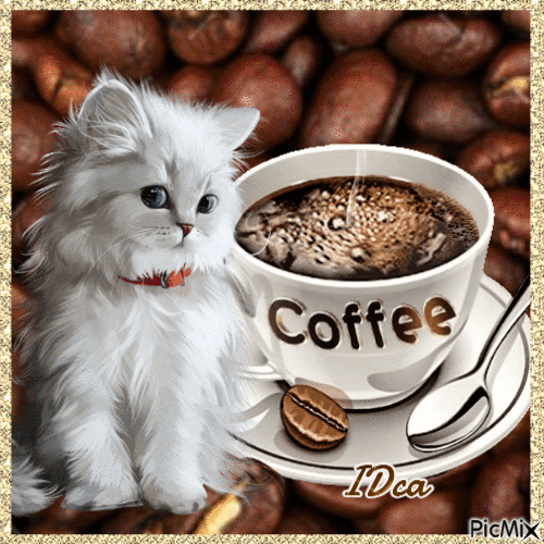 Bon café - Bezmaksas animēts GIF