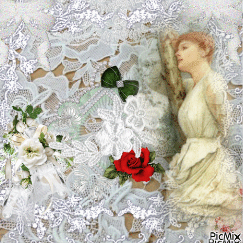 Dentelle Blanche - Free animated GIF