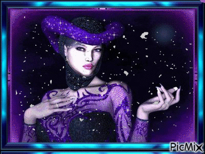 Fantasy in purple - 無料のアニメーション GIF
