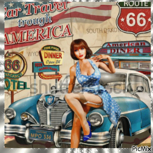 America vintage - Ingyenes animált GIF