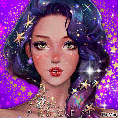 Pisces Zodiac Sign - Free animated GIF