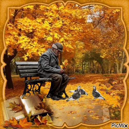 The autumn of our life - Besplatni animirani GIF