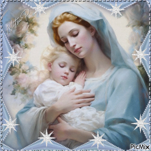 THE HOLY MOTHER OF OUR CHRIST - Free animated GIF