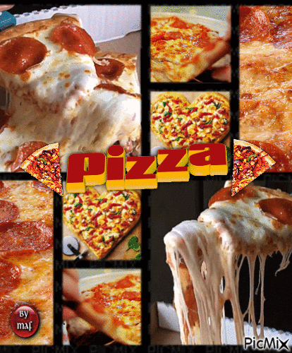 Pizza - Bezmaksas animēts GIF