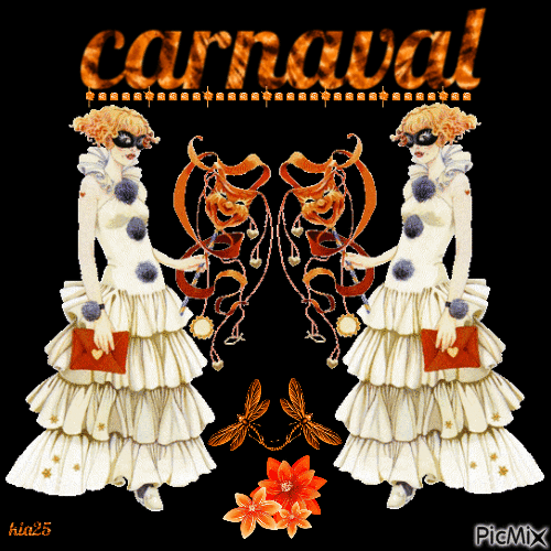 carnaval masques - Darmowy animowany GIF