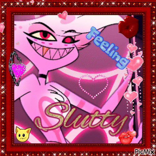Feeling Slutty Angel Dust - Animovaný GIF zadarmo