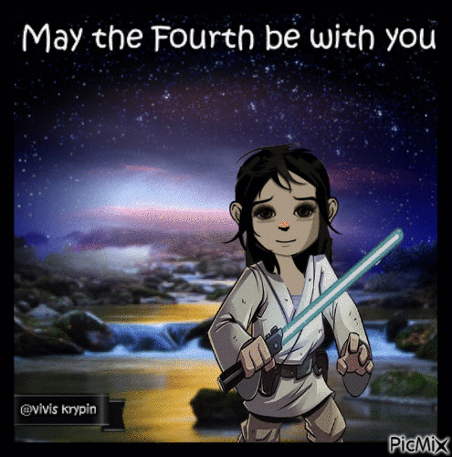 May the Fourth be with you - Zdarma animovaný GIF