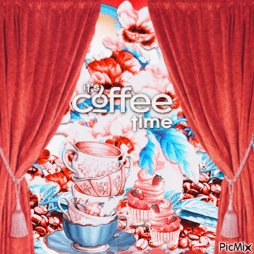 Coffee time - Ingyenes animált GIF