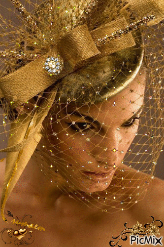 gold woman - Δωρεάν κινούμενο GIF