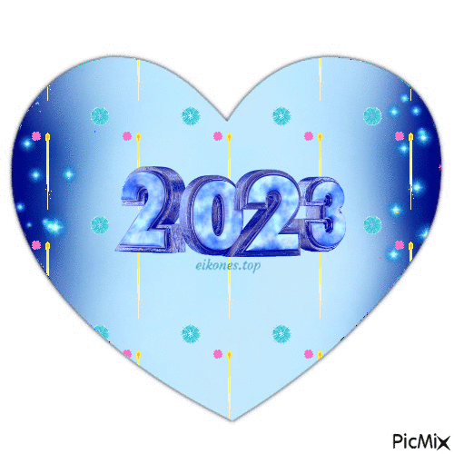 2023-Happy New Year! - Zdarma animovaný GIF
