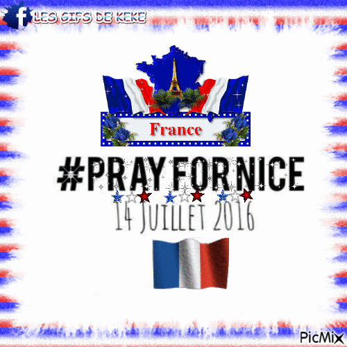 #PrayForNice - GIF animé gratuit