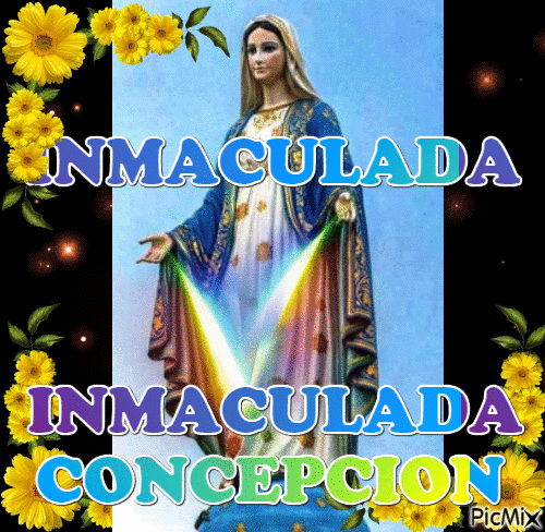 Inmaculada Concepción - GIF animado gratis