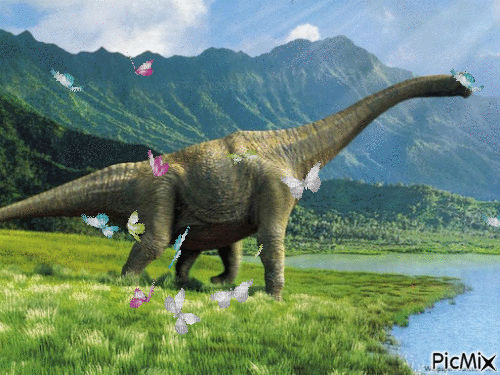 dinozaur - Darmowy animowany GIF